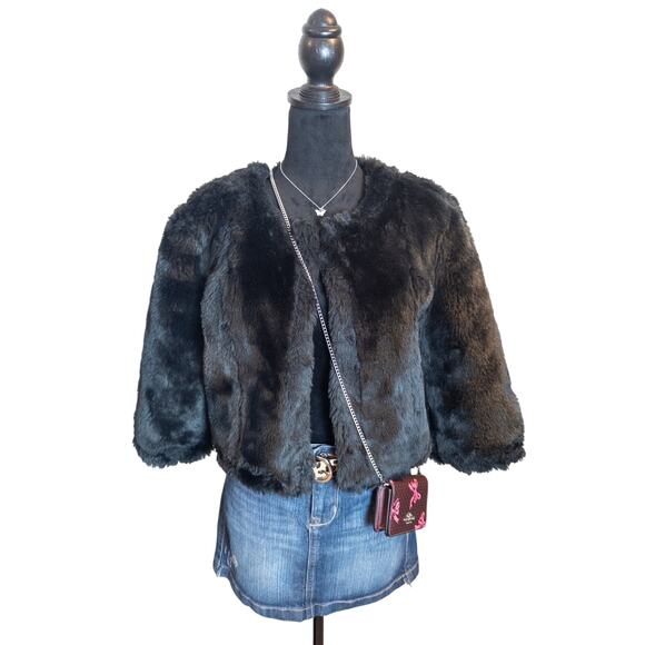 Coach NWT Mini Bow Print Wallet On Chain Mini Purse - Picture 3 of 10